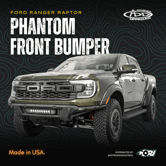 Addoffroad 2024+ FORD RANGER RAPTOR PHANTOM FRONT BUMPER - Offroad Industries