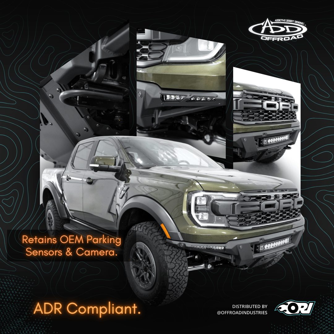 Addoffroad 2024+ FORD RANGER RAPTOR PHANTOM FRONT BUMPER - Offroad ...