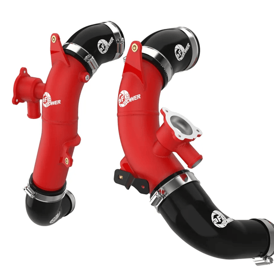 AFE BladeRunner 2-1/2 IN Aluminum Hot Charge Pipe Red TOyota tundra 22+ - Offroad Industries