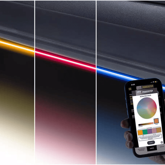 AMP Research Power Vision Side Steps Ford F150 XLT Lariat 2021+ - Offroad Industries