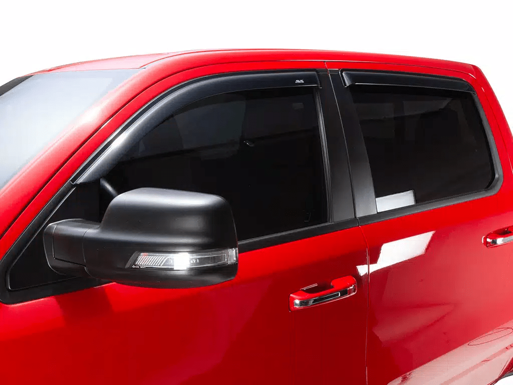 WeatherTech Side Window Deflectors For 2019-2024 GMC Sierra/Silverado Crew Cab