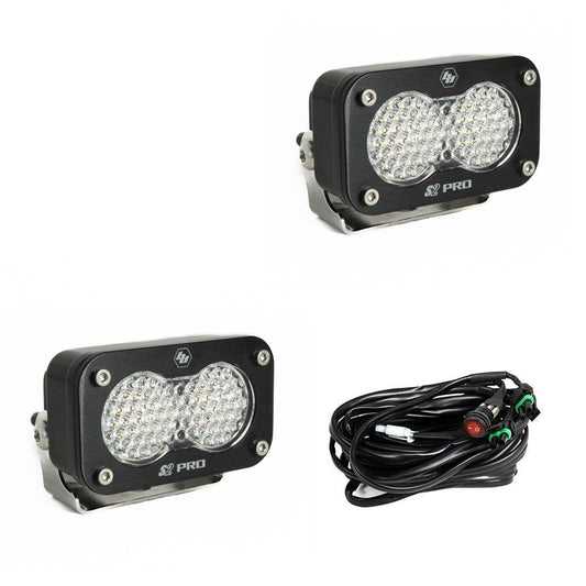 Baja Designs LED Light Pods Work/Scene Pattern Pair S2 Pro Series - Offroad Industries