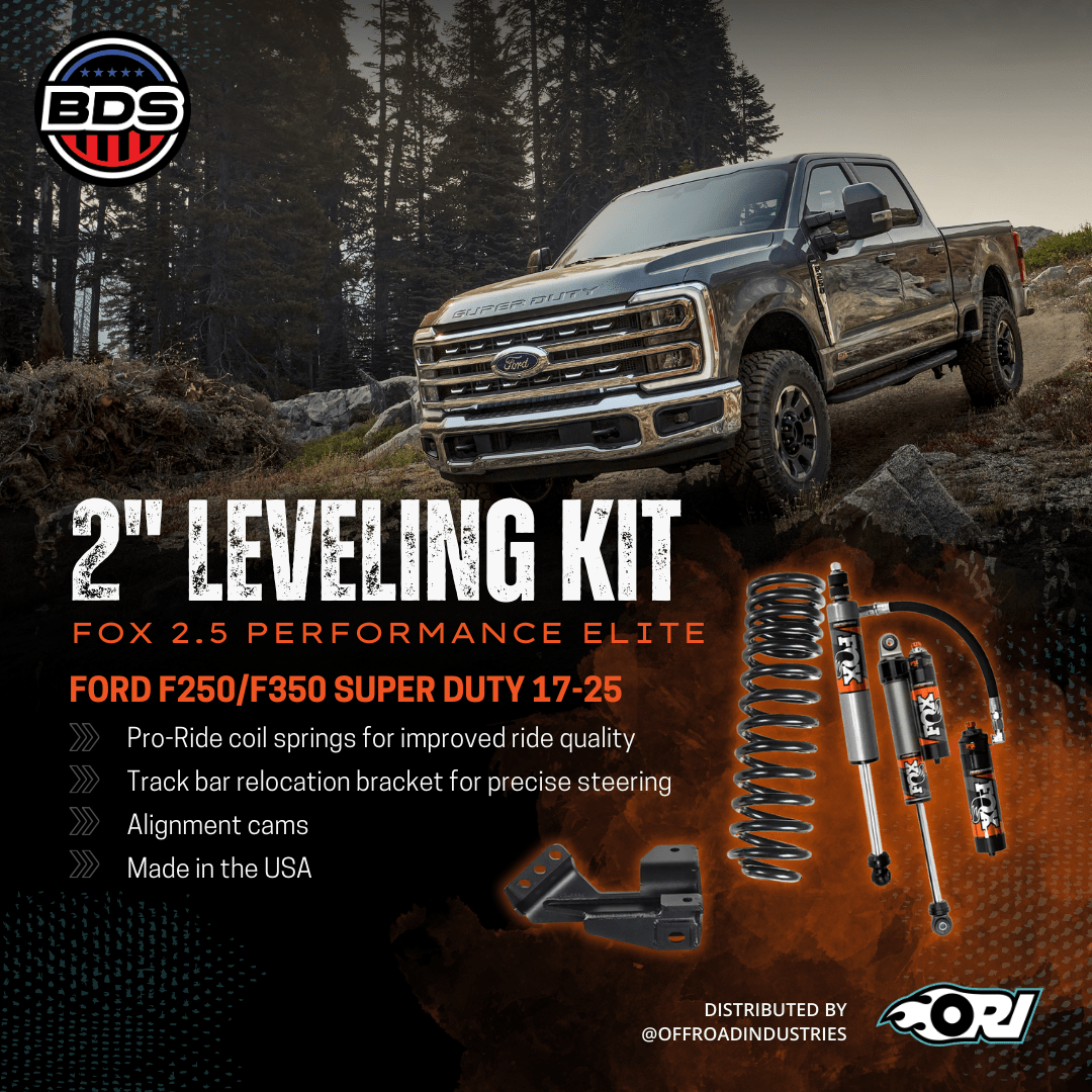 BDS 2 Inch Leveling Kit FOX 2.5 Performance Elite | Ford F250/F350 Super Duty 17 - 25 - Offroad Industries