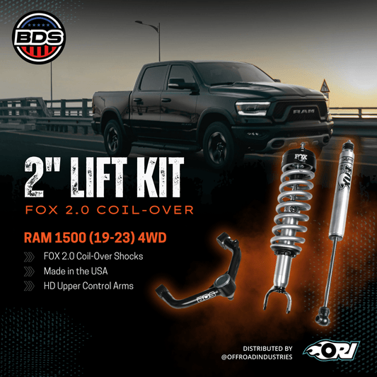 BDS 2 Inch Lift Kit | FOX 2.0 Coil - Over | Ram 1500 (19 - 23) 4WD - Offroad Industries