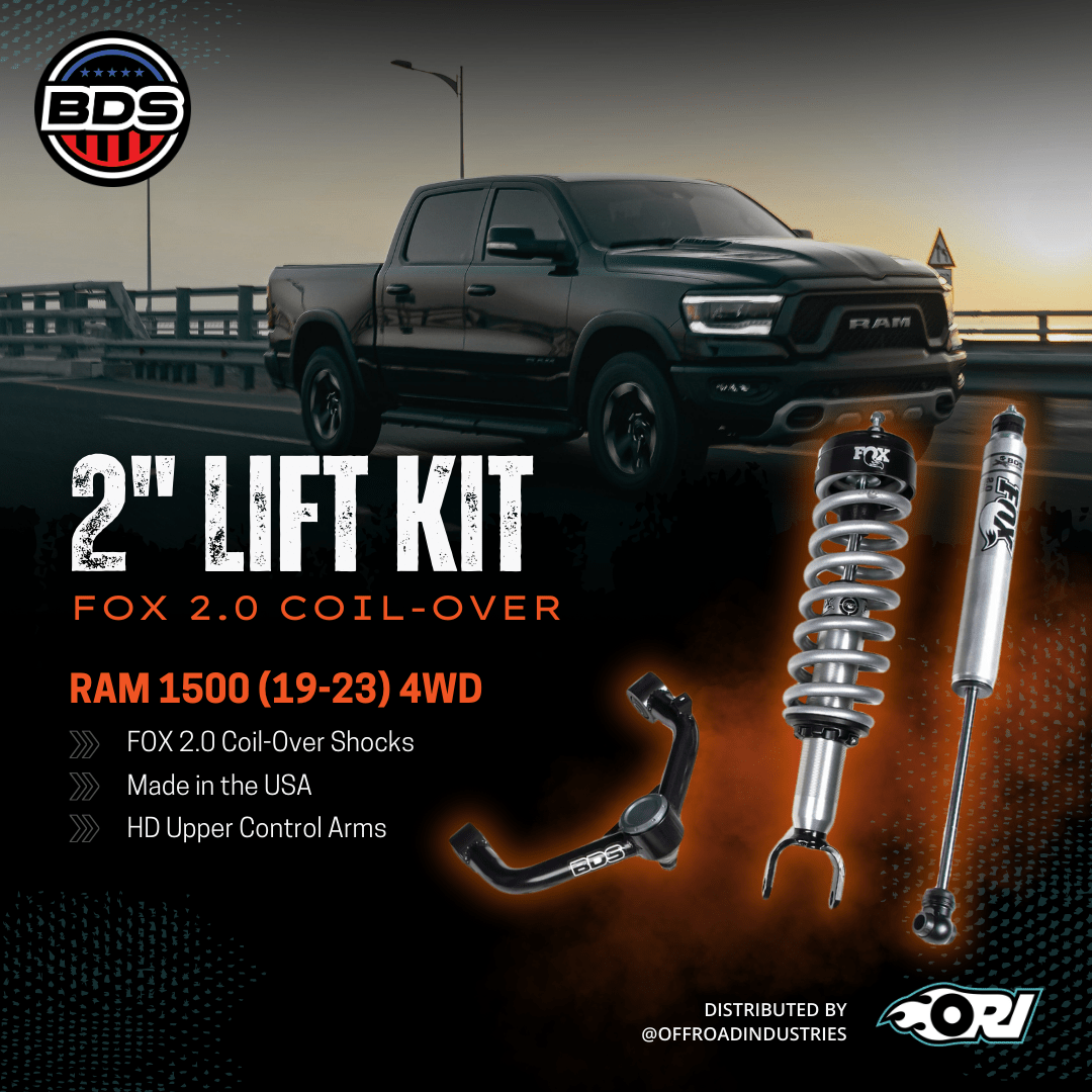 BDS 2 Inch Lift Kit | FOX 2.0 Coil - Over | Ram 1500 (19 - 23) 4WD - Offroad Industries