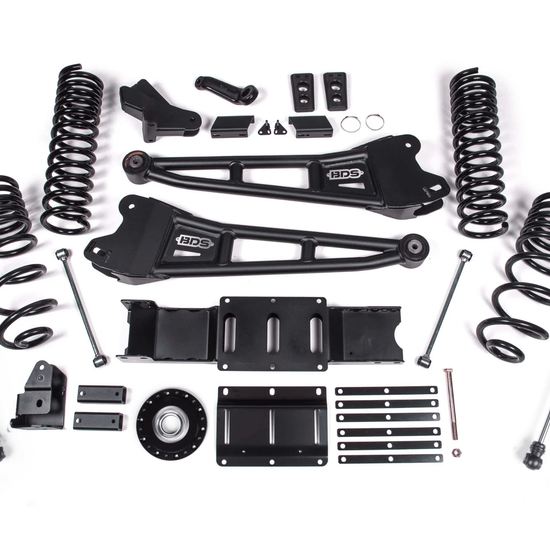 BDS 2025 Ram 2500 4wd (Diesel) 6" Radius Arm Suspension Lift Kit, 4.5" Rear Lift, Coil Spring - Fox 2.5 IFP PS Shocks - Offroad Industries