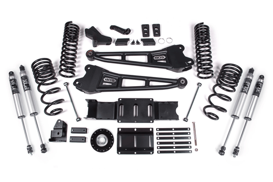 BDS 2025 Ram 2500 4wd (Diesel) 6" Radius Arm Suspension Lift Kit, 4.5" Rear Lift, Coil Spring - Fox 2.5 IFP PS Shocks - Offroad Industries