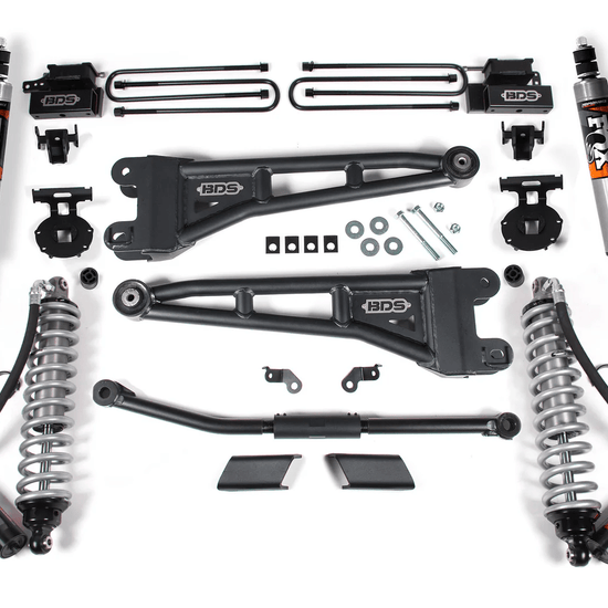BDS 2.5 Inch Lift Kit W/ Radius Arm | FOX 2.5 Performance Elite Coil - Over Conversion | Ford F450 Super Duty (23 - 25) 4WD - Offroad Industries
