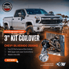 BDS 3" Coilover Suspension Kit Chevrolet Silverado 2500HD/3500HD 2020+ - Offroad Industries