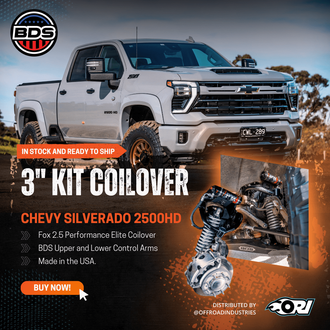 BDS 3" Coilover Suspension Kit Chevrolet Silverado 2500HD/3500HD 2020+ - Offroad Industries