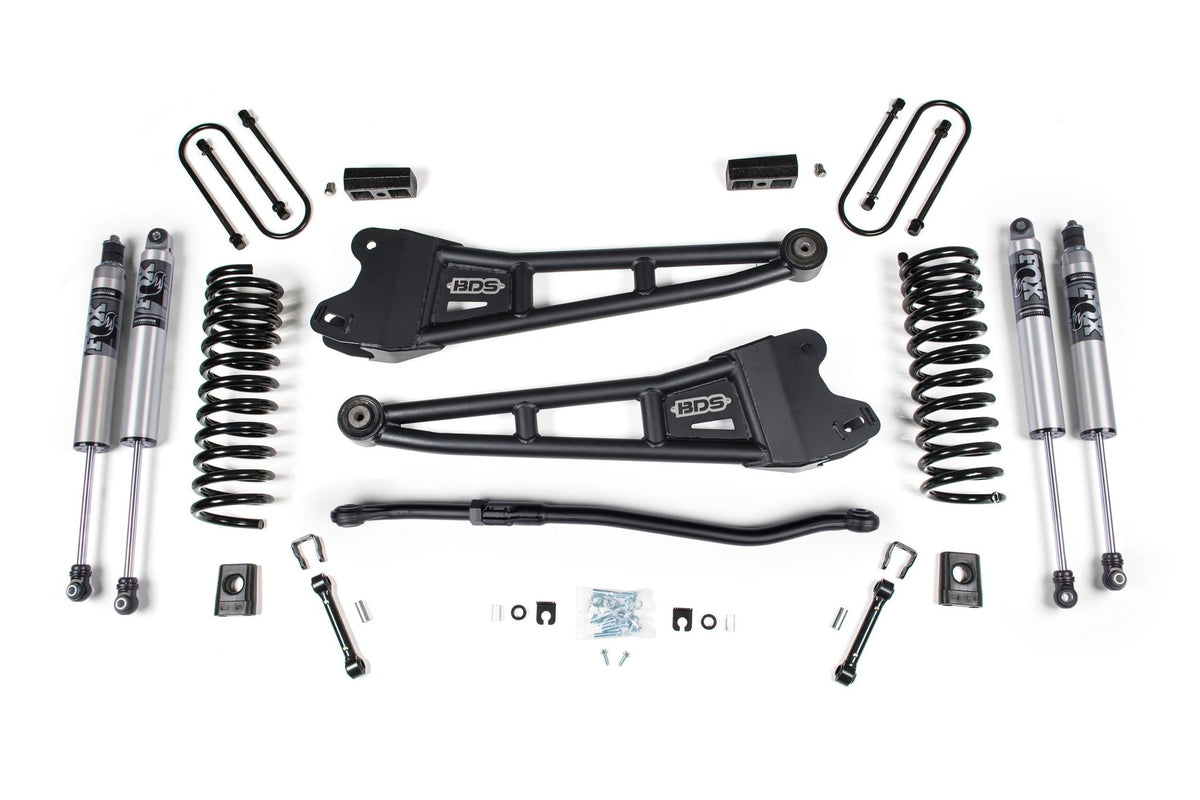 BDS 3 Inch Lift Kit w/ Radius Arm | Ram 3500 (25-26) 4WD | Diesel | Coil Springs | FOX 2.5 Performance Series HTO - Offroad Industries