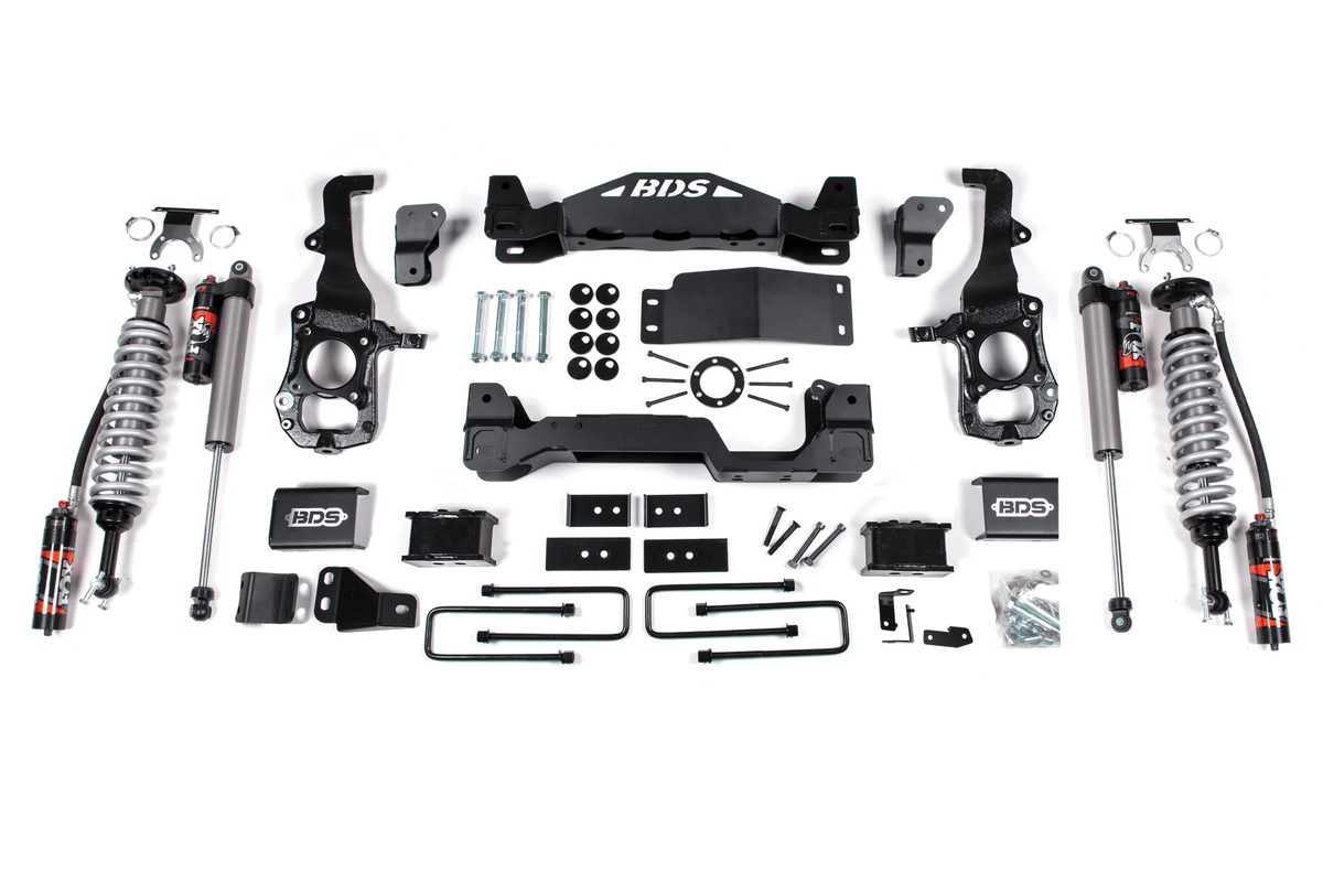 BDS 4 Inch Lift Kit | FOX 2.5 Performance Elite Coil - Over | Ford F150 (21 - 25) - Offroad Industries