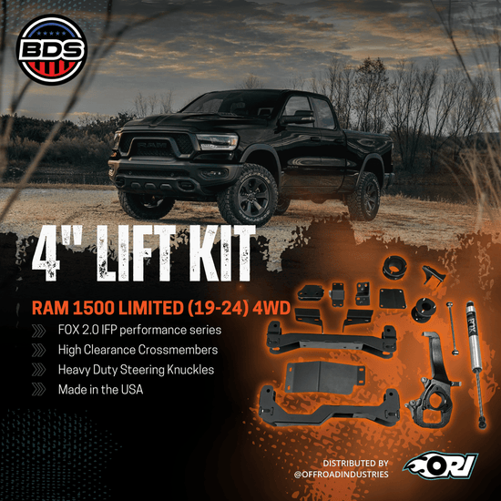 BDS 4 Inch Lift Kit | Ram 1500 LIMITED (19 - 24) 4WD - Offroad Industries