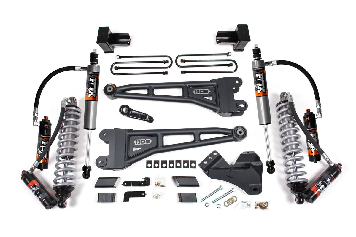 BDS 4 Inch Lift Kit w/ Radius Arms | FOX 2.5 Coilover Conversion - Performance Elite | Ford F450 Super Duty (20-22) 4WD - Offroad Industries