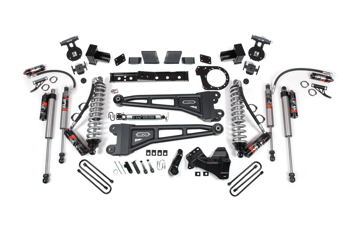 BDS 6 Inch Lift Kit w/ Radius Arm | FOX 2.5 Performance Elite Coil - Over Conversion | Ford F250/F350 Super Duty (17 - 19) 4WD | Diesel - Offroad Industries