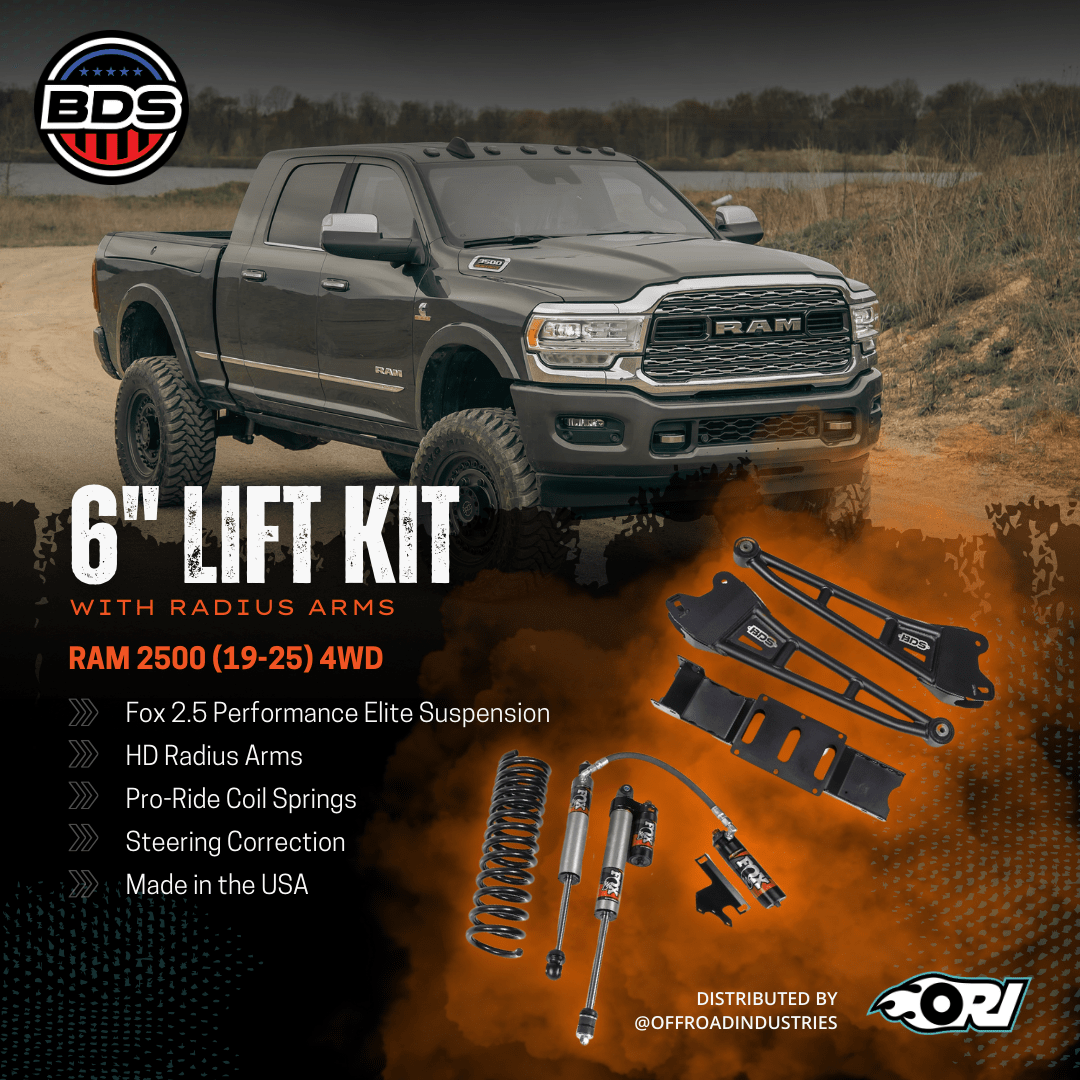 BDS 6 Inch Lift Kit W/ Radius Arm | Ram 2500 (19 - 25) 4WD | Diesel - Offroad Industries