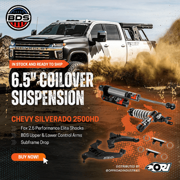 BDS - 6.5 Inch Lift Kit | FOX 2.5 Coil - Over Conversion | Chevy Silverado Or GMC Sierra 2500HD/3500HD (20 - 24) - Offroad Industries