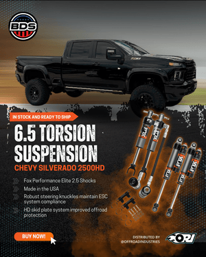 BDS - 6.5 Inch Lift Kit | FOX Performance Elite | Chevy Silverado Or GMC Sierra 2500HD/3500HD (20 - 24) - Offroad Industries