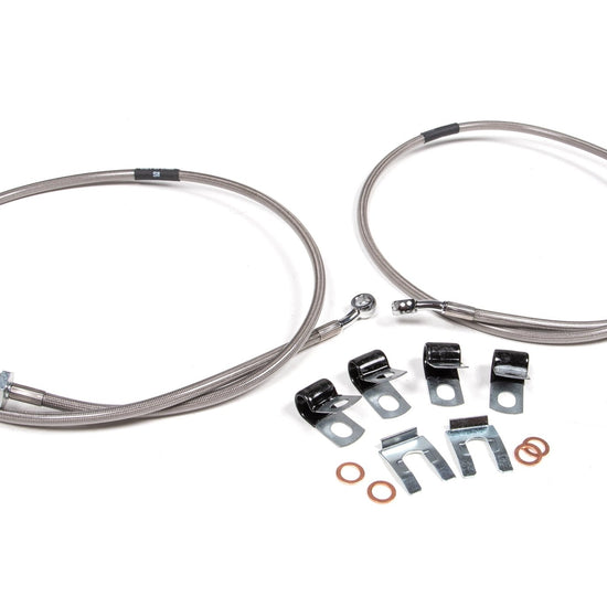 BDS Front Brake Line Set | Stainless Steel | Fits 4-8 Inch Lift | Ram 2500 (14-23) and 3500 (13-23) 4WD - Offroad Industries