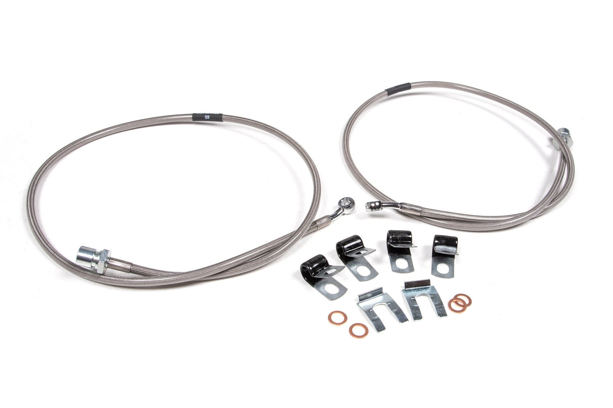 BDS Front Brake Line Set | Stainless Steel | Fits 4-8 Inch Lift | Ram 2500 (14-23) and 3500 (13-23) 4WD - Offroad Industries