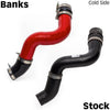 Boost Tube Upgrade Kit Fits 19 - 24 Ram 2500/3500 6.7L Cummins Red Powdercoat Banks Power - Offroad Industries