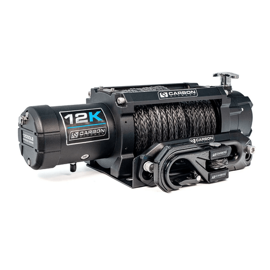 Carbon 12K - 12000lb Winch V3X with MegaPro Hook - Offroad Industries