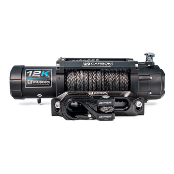 Carbon 12K - 12000lb Winch V3X with MegaPro Hook - Offroad Industries