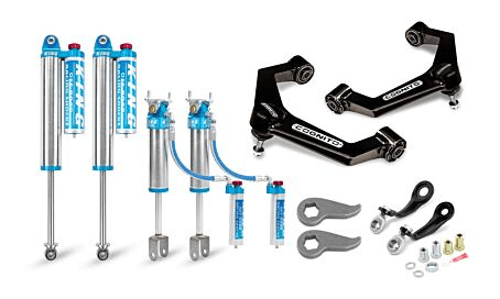Cognito 3 - Inch Elite King 2.5 Reservoir Shocks for 20 - 24 Silverado 2500 - Offroad Industries