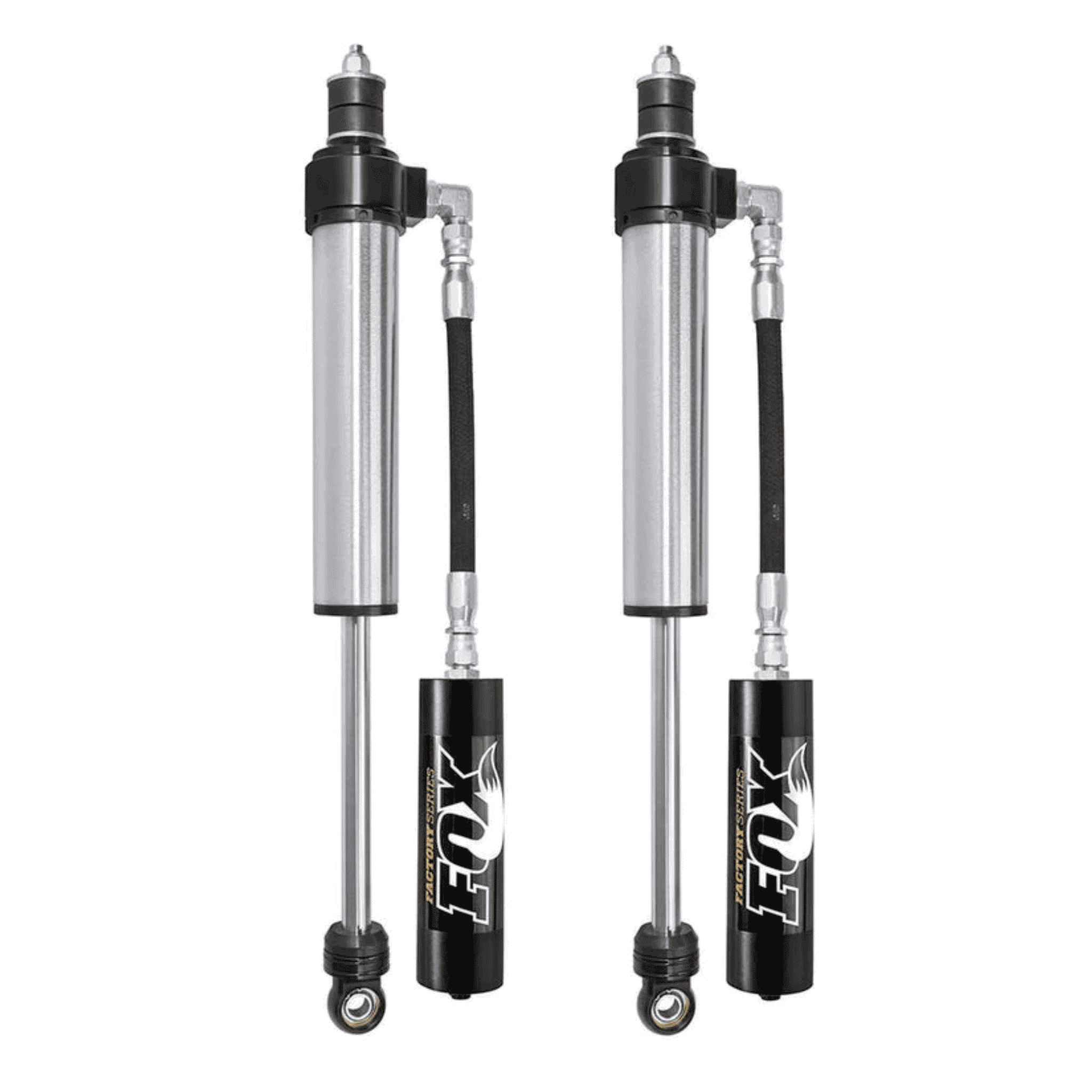 Fox 2.5 Factory Series Front Shocks w/ DSC Reservoir Pair Chevy Silverado 11 - 19 0 - 1