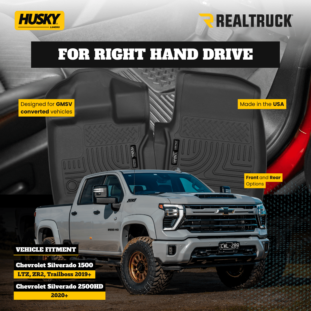 Husky Liners Floor mats Chevy Silverado 2500HD and 1500 LTZ, ZR2 Trailboss - Offroad Industries