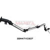 Manta TOYOTA LANDCRUISER 300 SERIES V6 3IN DPF BACK WITHOUT MUFFLERS, BLACK 4IN TIP - Offroad Industries