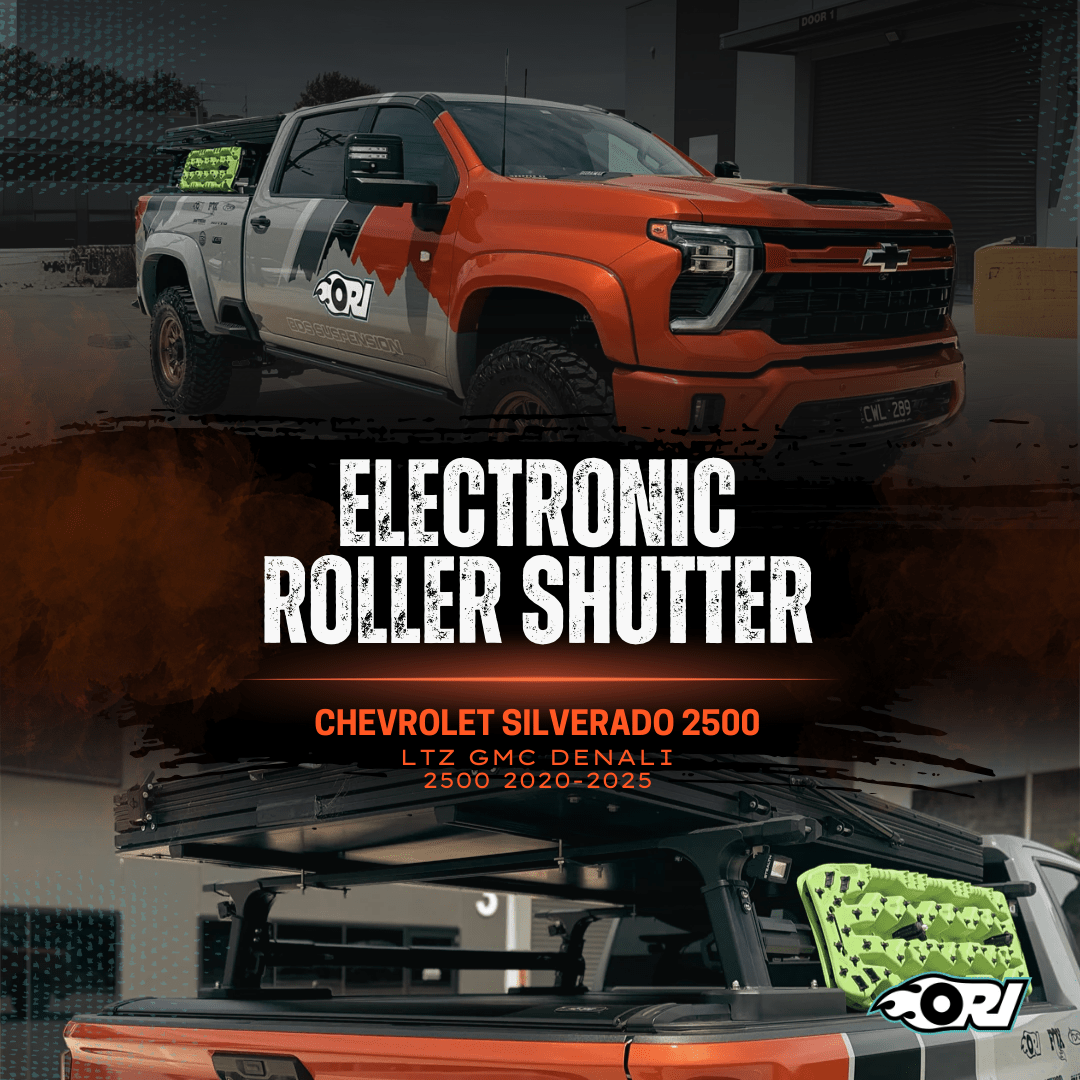 ORI - Electronic Roller Shutter Chevrolet Silverado 2500 LTZ GMC Denali 2500 2020 - 2025 - Offroad Industries