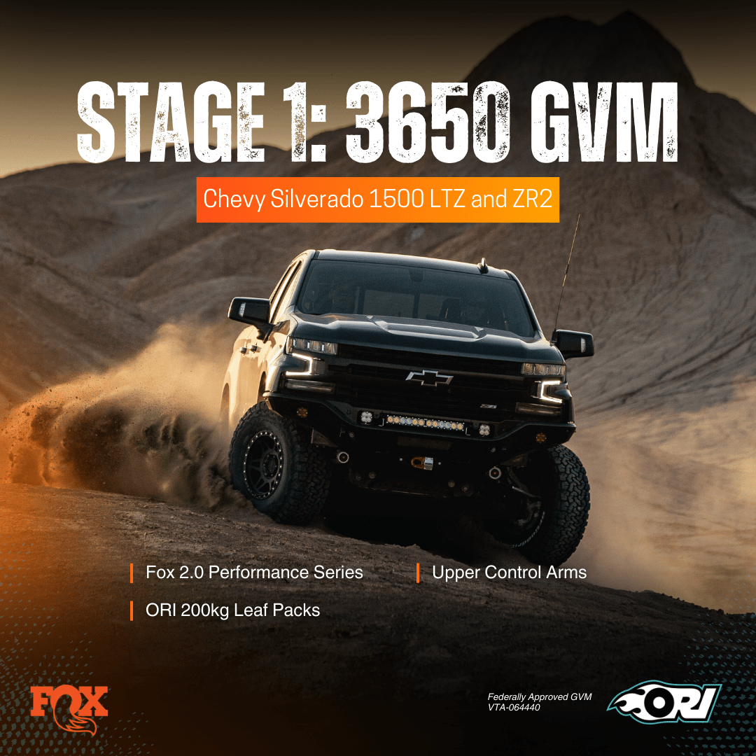 ORI Stage 1 Chevrolet Silverado LTZ & ZR2 - 3650GVM - Offroad Industries