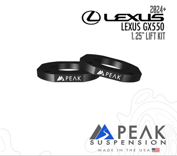 Peak 2024+ Lexus GX550 1.25″ Lift Kit - Offroad Industries