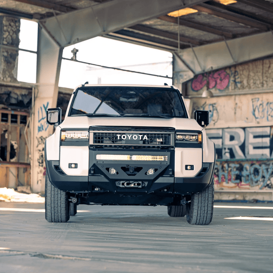 Rago 2024 Toyota Land Cruiser Center Mount Winch Front Bumper - Offroad Industries