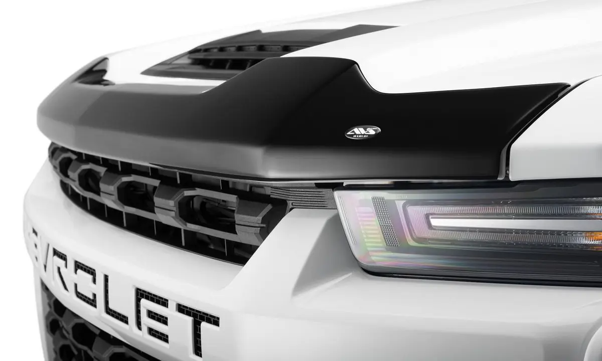 Bonnet Protector String AVS Chevrolet Silverado ZR2 Bonnet Protector Smoke - Offroad Industries
