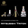 Stealth Lighting LED Headlight Conversion Kit suitable for Mitsubishi Triton - Offroad Industries