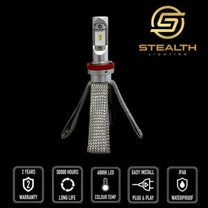 Stealth Lighting LED Headlight Conversion Kit suitable for Nissan Navara