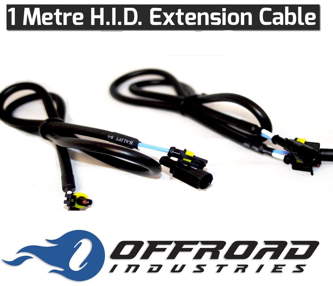 1 Metre HID Extension Cable (PAIR) - Offroad Industries
