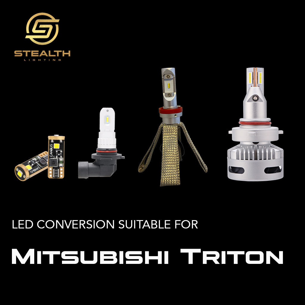 Stealth Lighting LED Headlight Conversion Kit suitable for Mitsubishi Triton