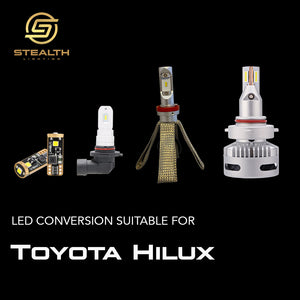 Stealth LED HEADLIGHT UPGRADE KIT Suitable for Toyota Hilux SR SR5 Rogue
