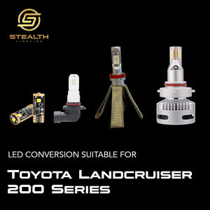 Stealth LED HeadLight Conversion Suitable for Toyota LandCruiser 200 Series