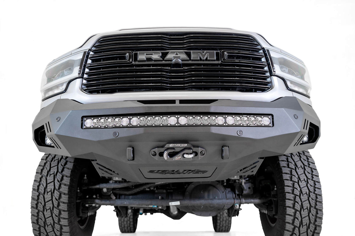 Addictive Desert Designs Ram 2500 3500 Stealth Fighter Front Bull Bar 2019 - 2022 - Offroad Industries