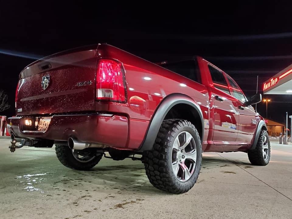 Bushwacker Flares Matte Black Ram 1500 DS - Offroad Industries