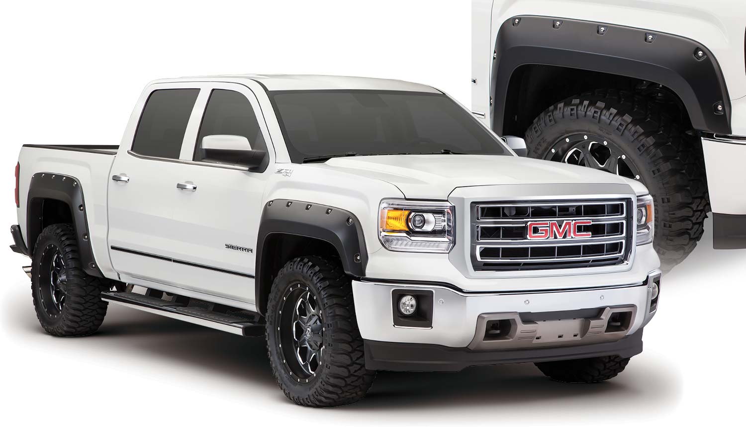 Bushwacker Pocket Flares suit GMC 2500 2015 - 2018 - Offroad Industries
