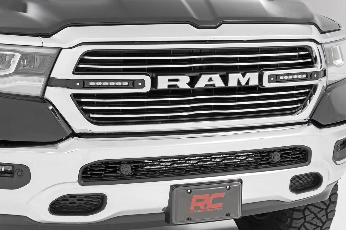 Rough Country 6" RAM 1500 LED Grill Kit - Laramie Models