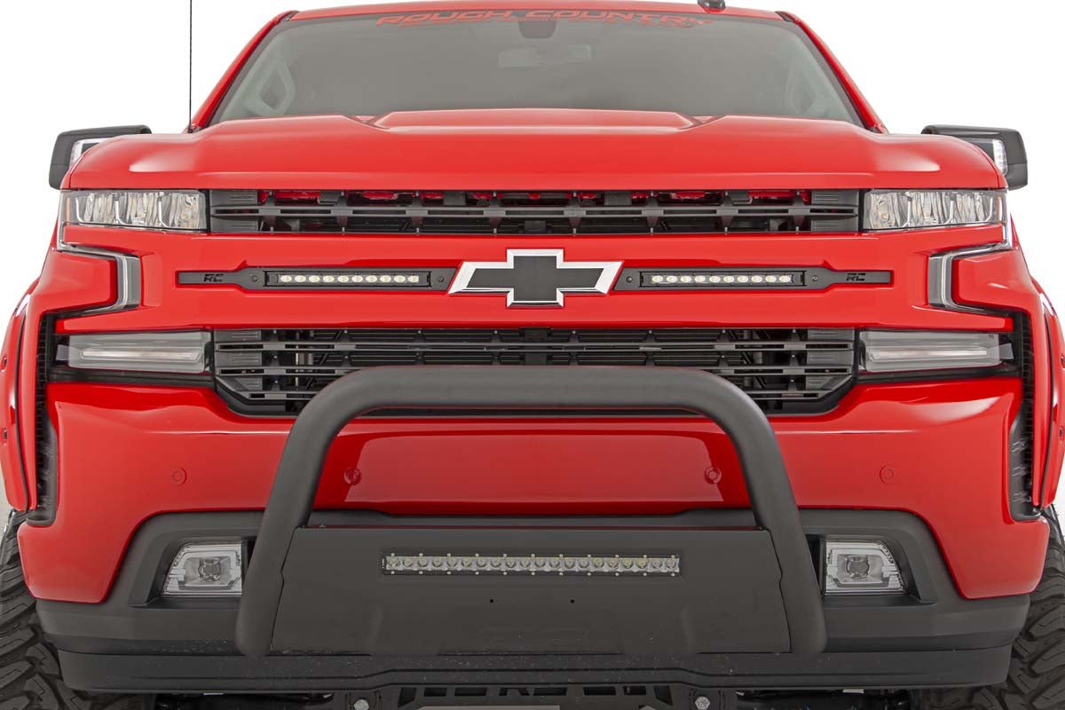 Rough Country 10" LED Light Grill Kit Chevy Silverado 1500 (19 - 22) - Offroad Industries