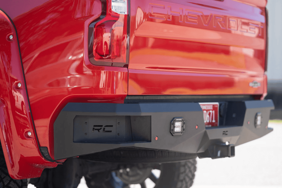 Rough Country Chevy Silverado 1500 LTZ & Trailboss Steel Rear Bar - Offroad Industries