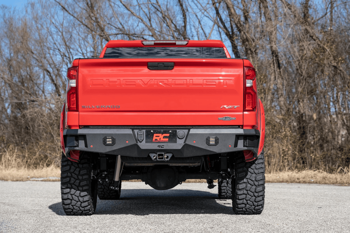 Rough Country Chevy Silverado 1500 LTZ & Trailboss Steel Rear Bar - Offroad Industries