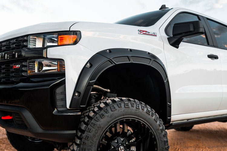 Rough Country DEFENDER FLARES CHEVY SILVERADO 1500 (2019 - 2022) - Offroad Industries
